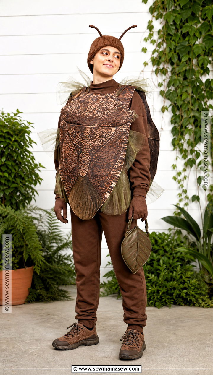 Brown Stink Bug Costume - 35 bug halloween costume ideas