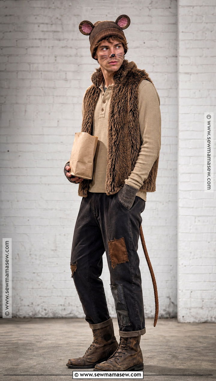 Brown Street Rat Costume - 35 rat costume ideas