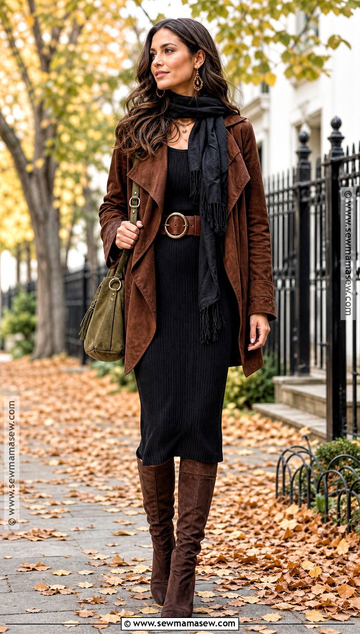 Brown Suede Witch Outfit - 35 witch outfit ideas