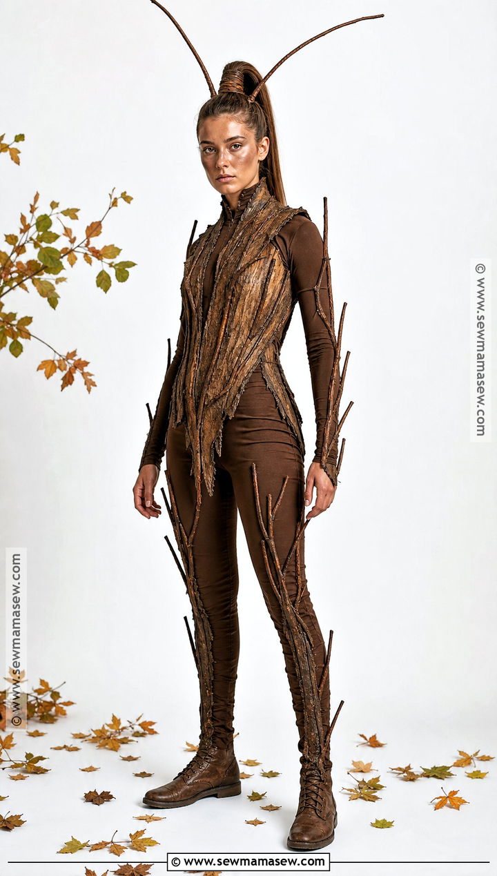 Brown Walking Stick Costume - 35 bug halloween costume ideas