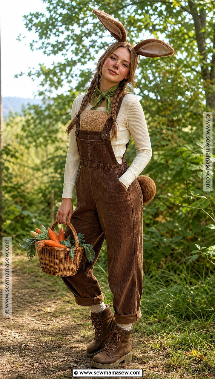 Brown Woodland Bunny Costume - 35 halloween costumes bunny