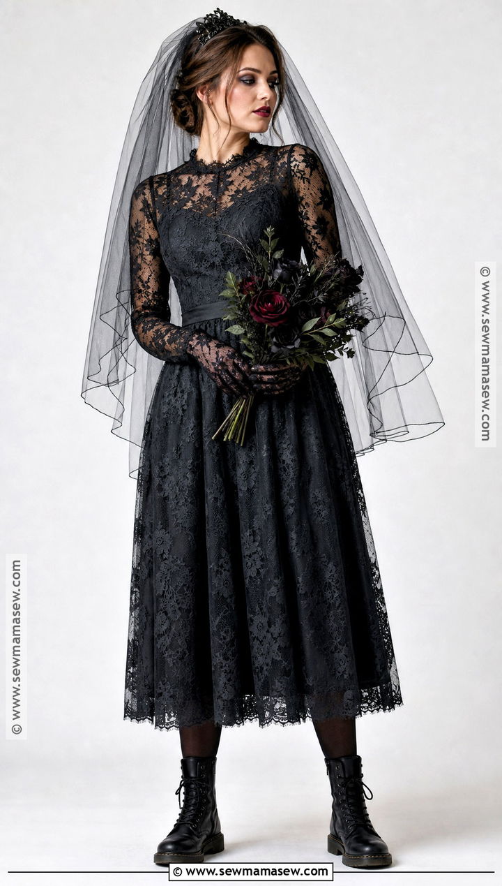 Brunette Gothic Bride Costume - 50 brunette halloween costumes ideas