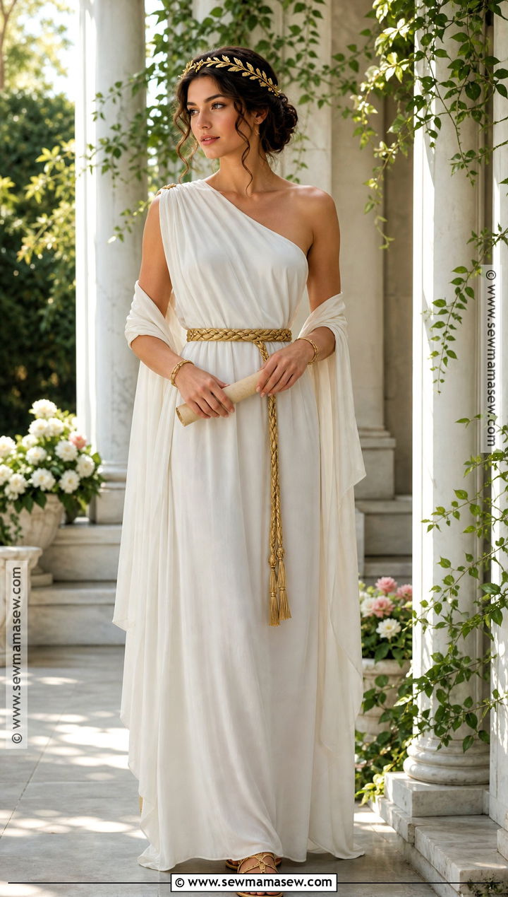 Brunette Greek Goddess Costume - 40 brunette halloween costumes