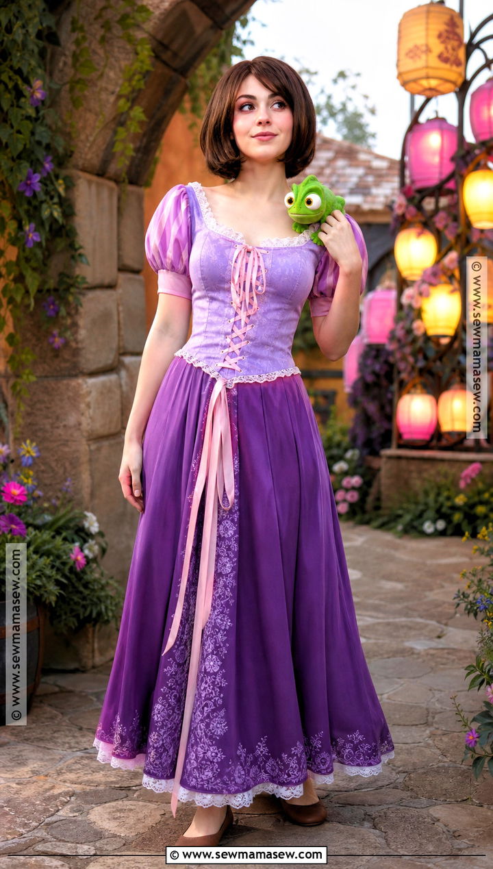 Brunette Rapunzel Cosplay - 30 brown hair cosplay ideas