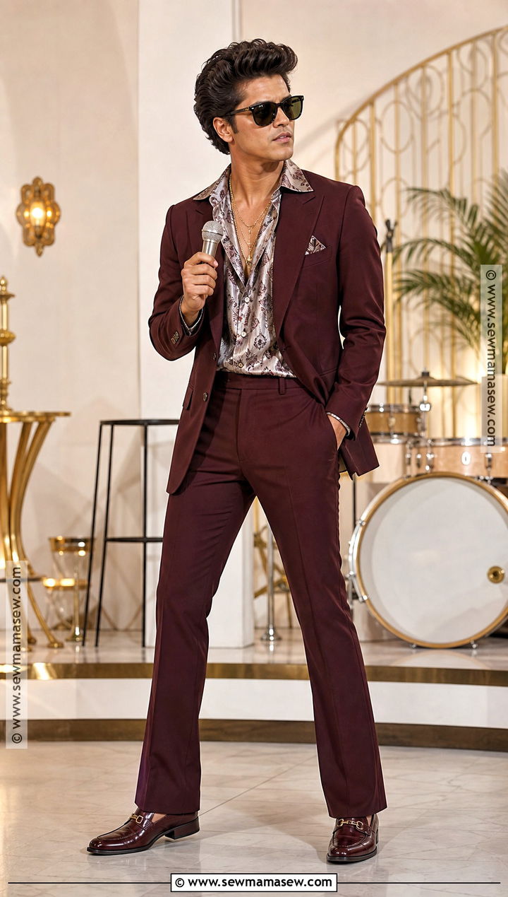 Bruno Mars Retro Suit Costume - 30 celebrities to dress up as ideas