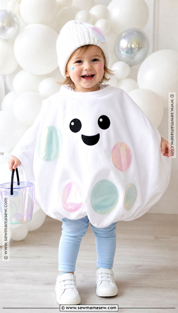 Bubble Toddler Ghost Costume - 30 toddler ghost costume ideas