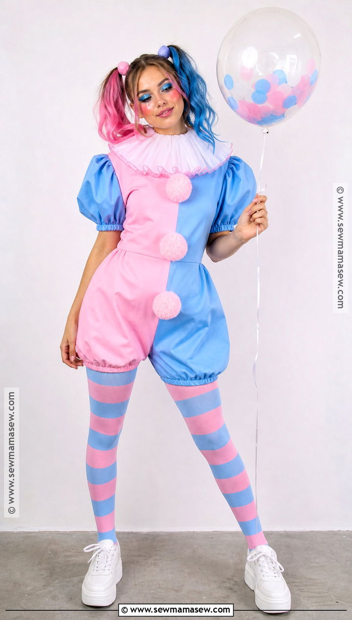 Bubblegum Clown Costume - 35 clown costume inspo ideas