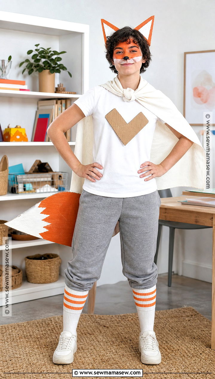 Budget Ash Costume With Paper Accessories - 30 ash fantastic mr fox costume ideas