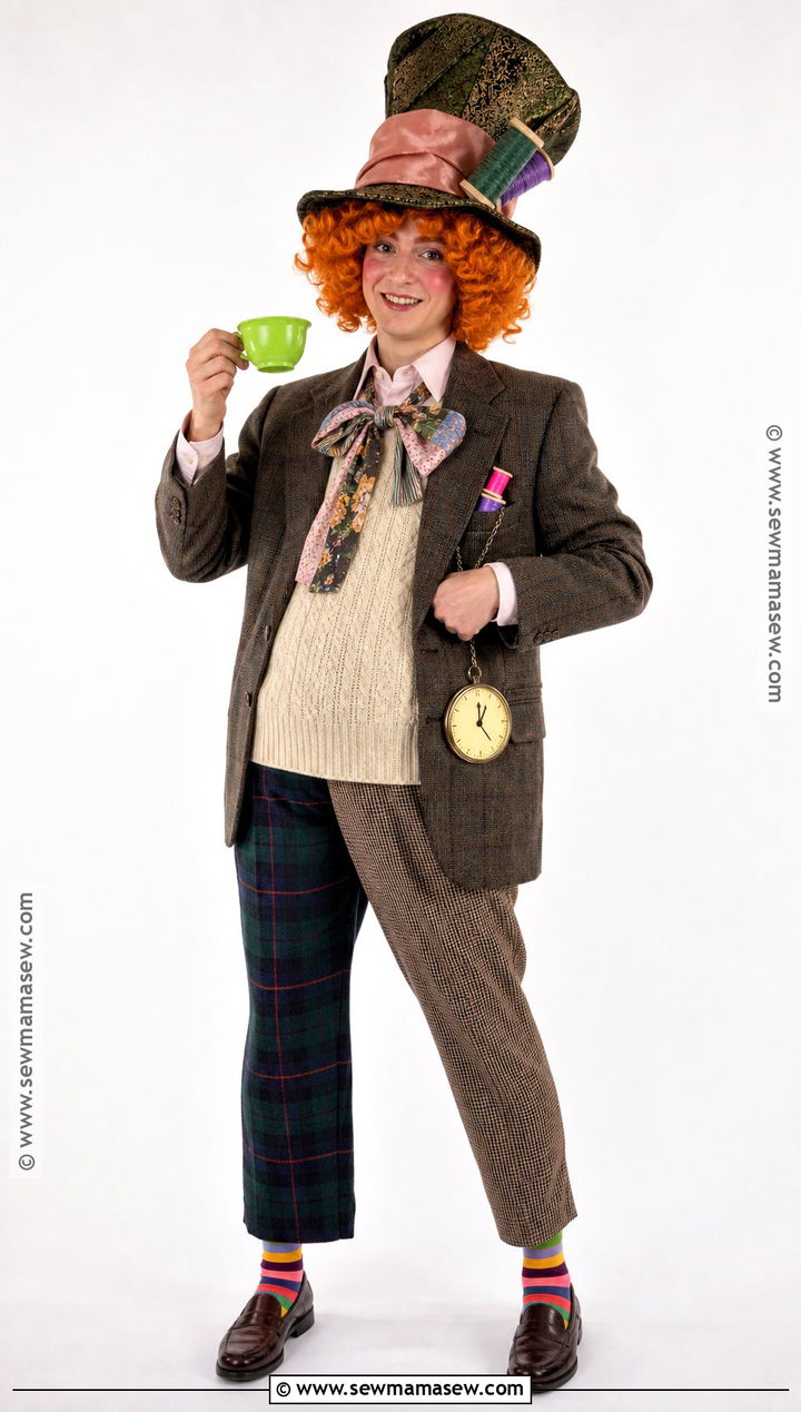Budget Mad Hatter Costume With Cardboard Hat - 50 mad hatter costume ideas
