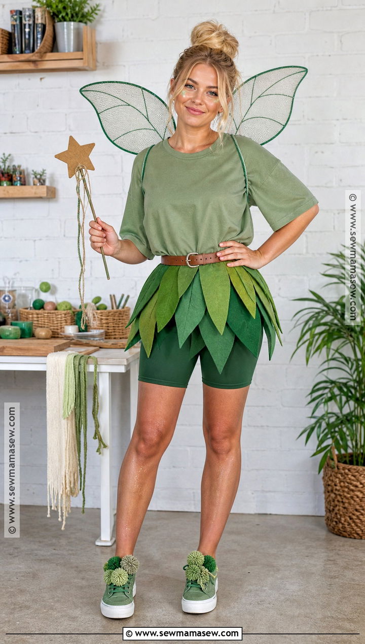 Budget Tinker Bell Costume With T Shirt Dress - 40 tinker bell costume ideas