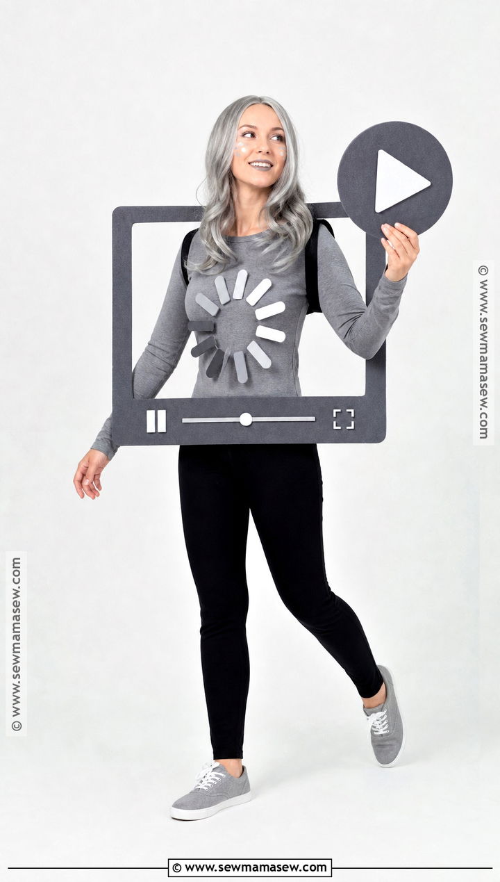 Buffering Video Costume - 50 funny costumes