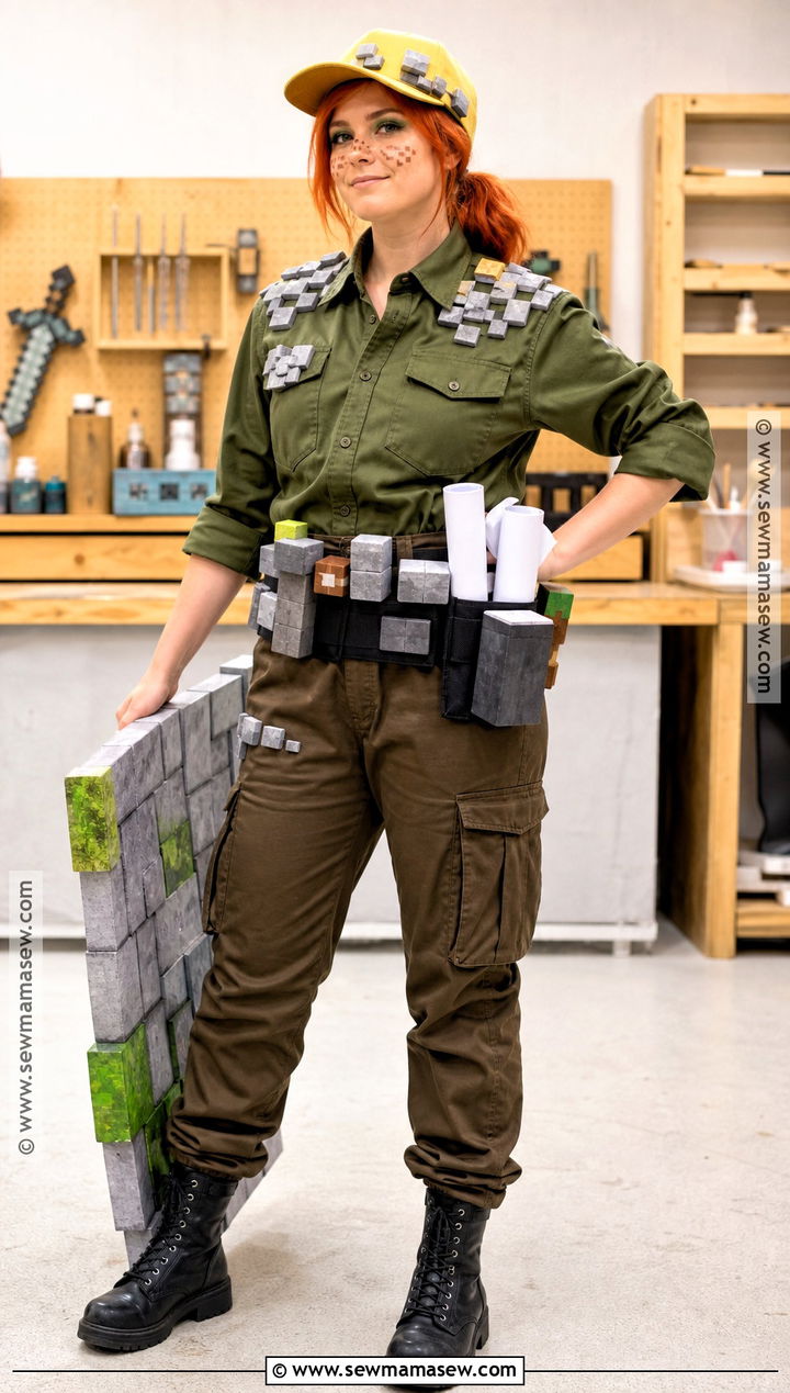 Builder Alex Minecraft Costume - 30 alex minecraft costume ideas