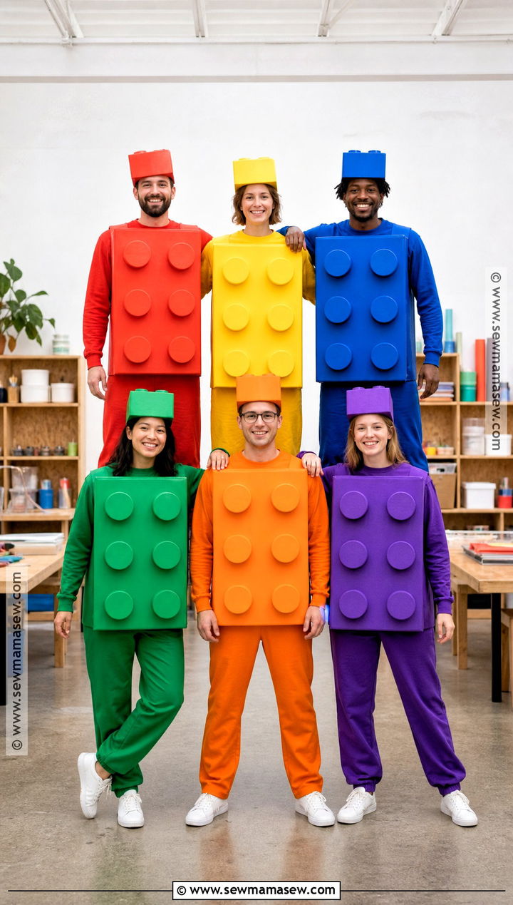 Building Block Group Costume - 30 best group halloween costumes