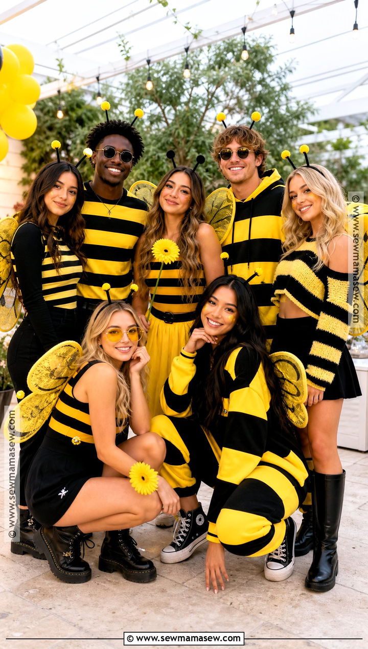 Bumble Bee Friend Group Costume - 40 bee costume ideas
