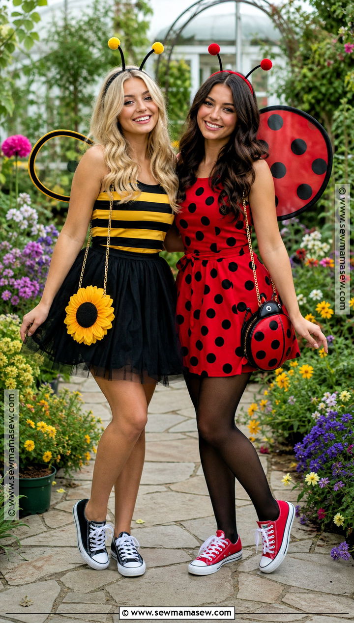 Bumblebee And Ladybug Costume - 40 blonde and brunette halloween costumes