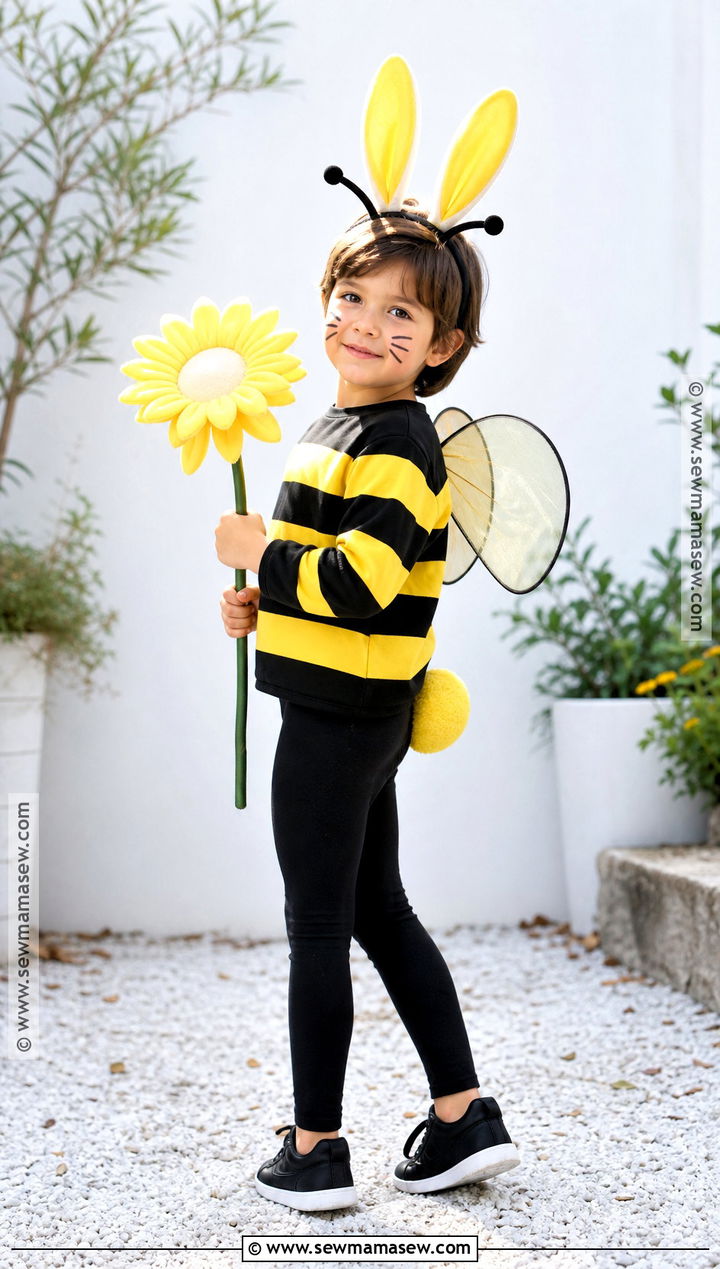 Bumblebee Bunny Costume - 30 bunny costume ideas for kids