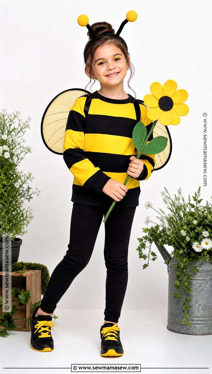 Bumblebee Costume With Soft Wings - 30 costumes for kids