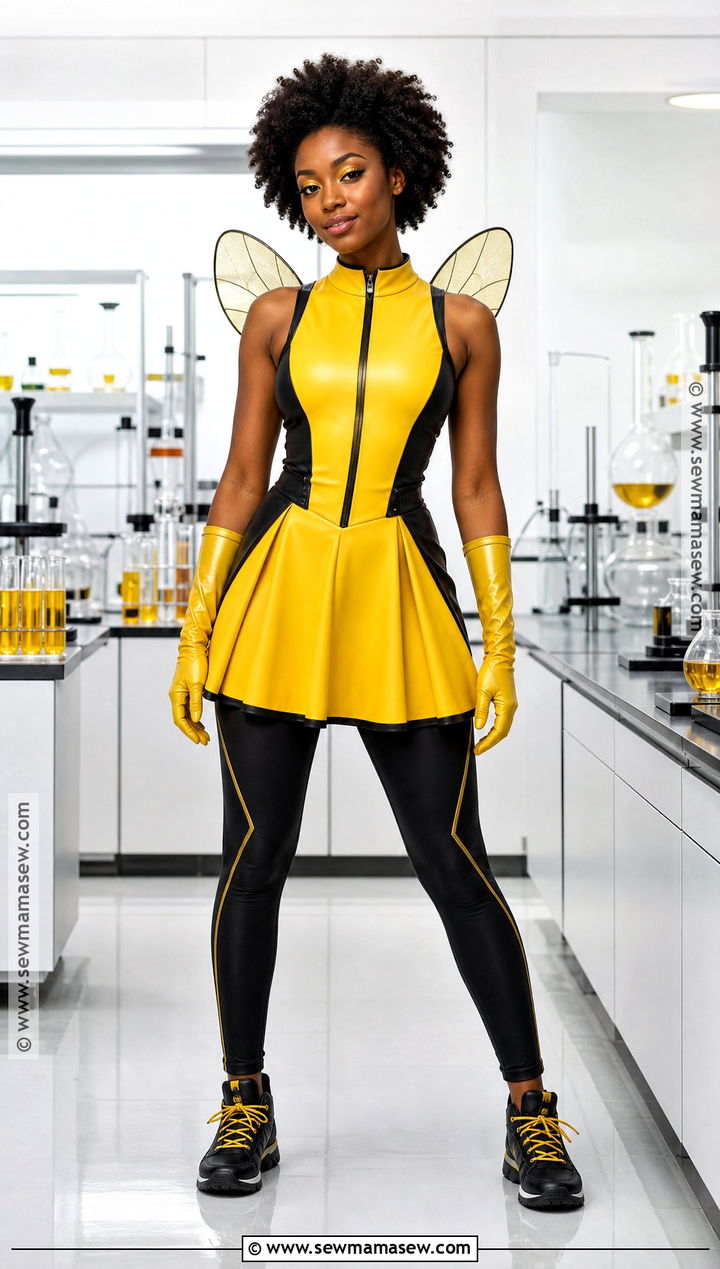 Bumblebee Costume With Yellow Wings - 30 dc costumes for females
