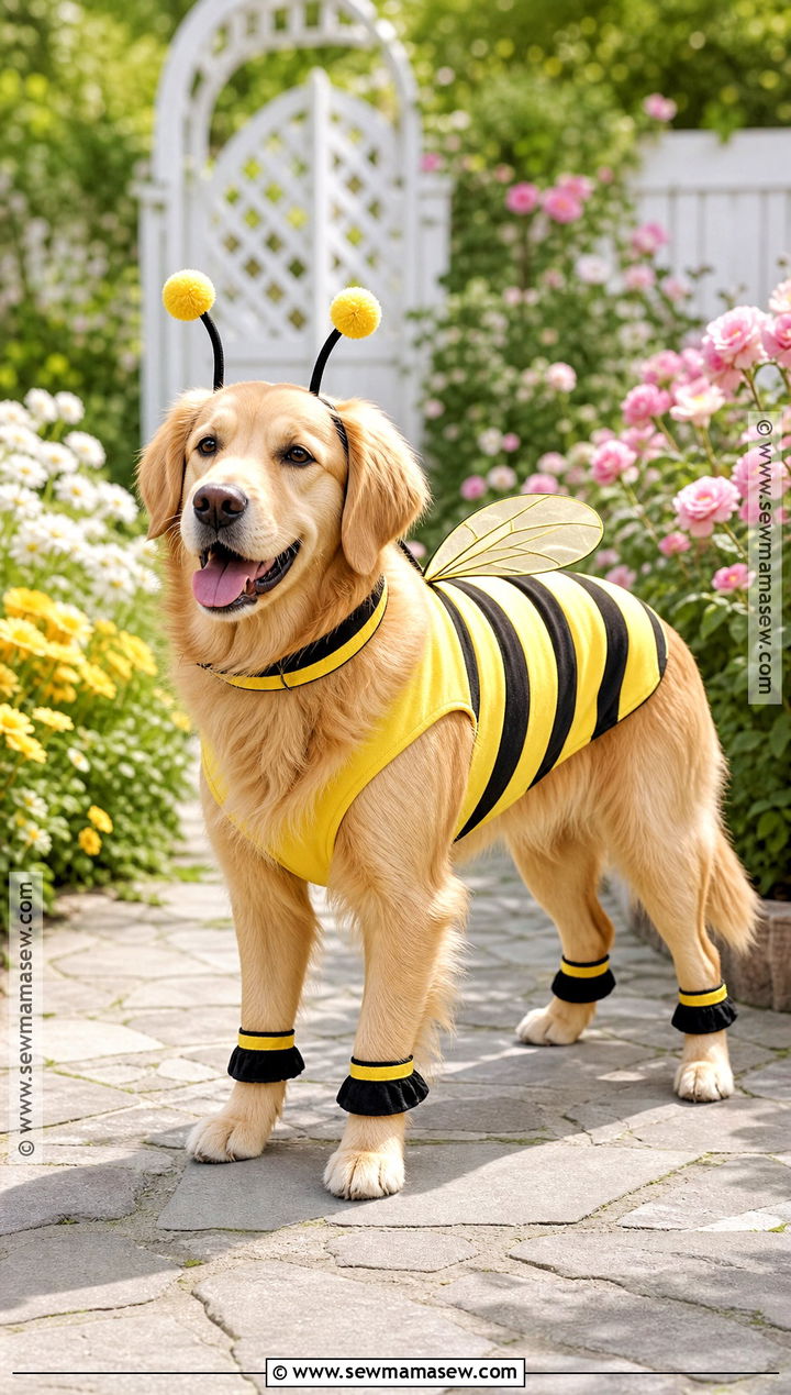 Bumblebee Dog Costume - 40 dog costume ideas