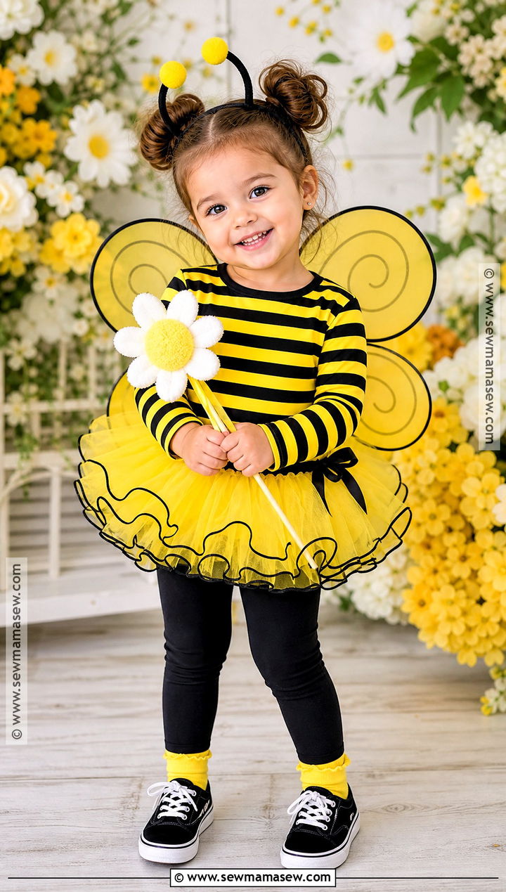 Bumblebee Fairy Costume - 30 toddler fairy costume ideas