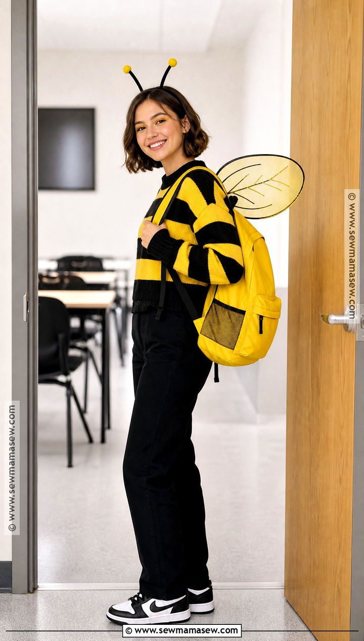 Bumblebee Halloween School Outfit - 30 halloween school outfit ideas
