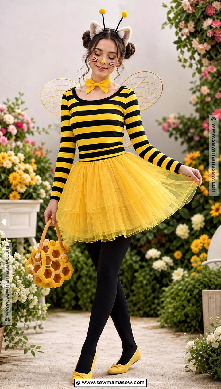 Bumblebee Hello Kitty Costume - 40 hello kitty halloween costume ideas