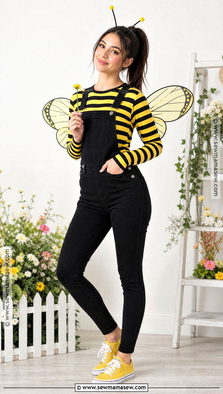 Bumblebee Overall Costume - 30 overall costume ideas
