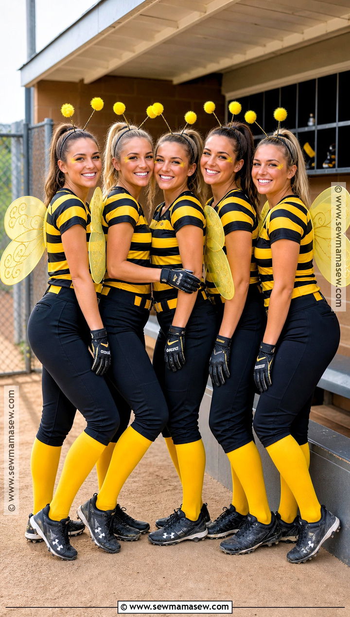 Bumblebee Softball Costume - 30 softball halloween costumes