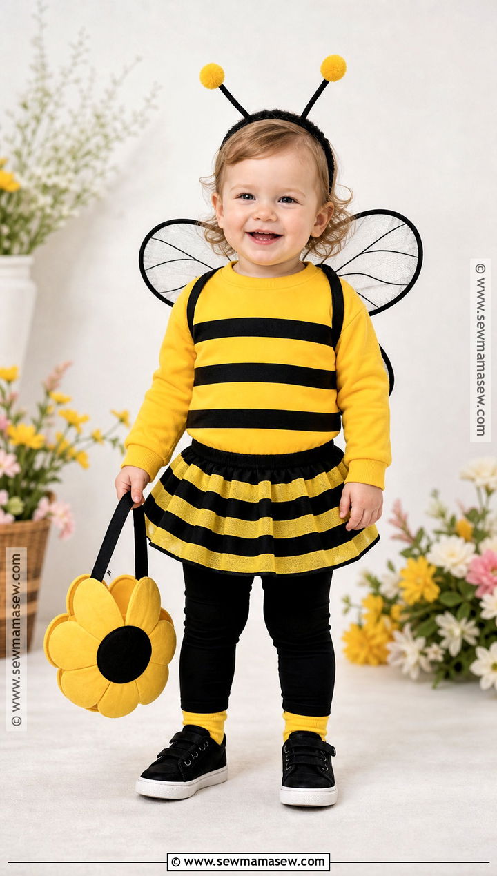 Bumblebee Toddler Costume - 30 halloween toddler costumes