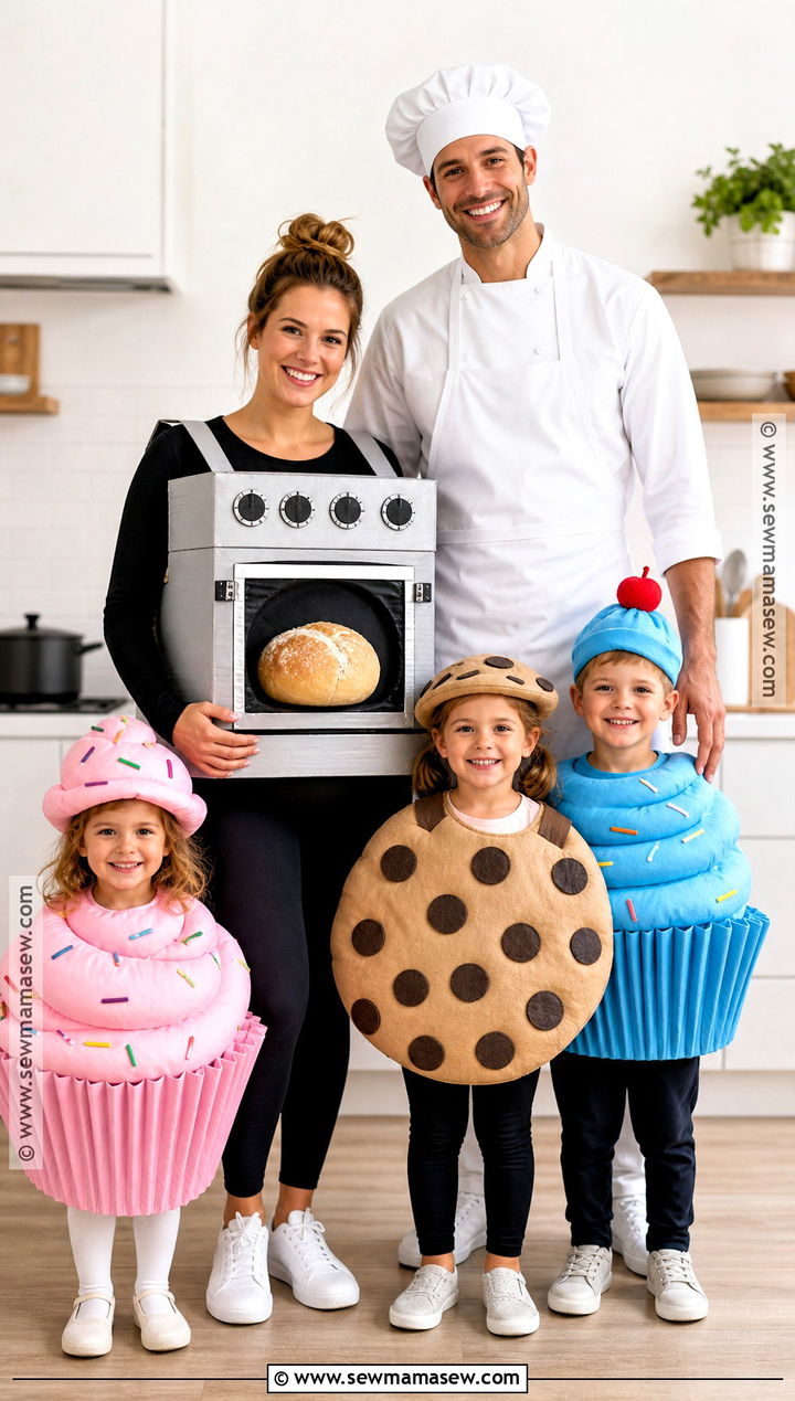 Bun In The Oven Family Costume - 30 pregnant halloween costumes for family