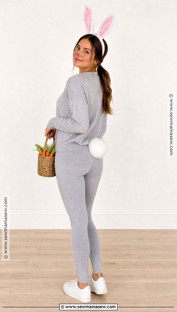 Bunny Costume With Pink Ears - 30 basic costume ideas
