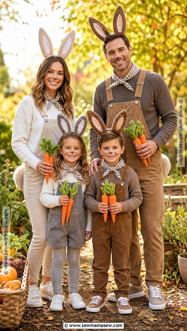Bunny Family Costume - 45 bunny halloween costume ideas