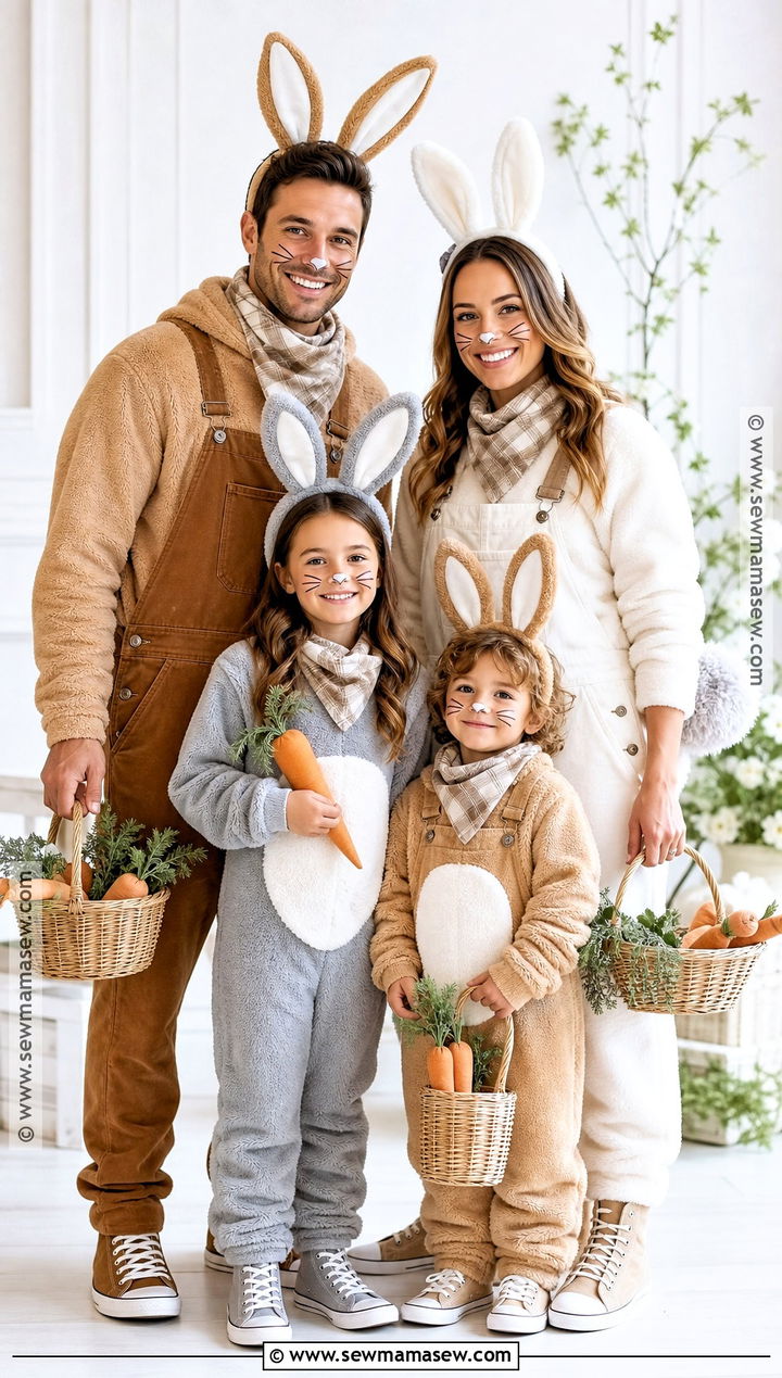 Bunny Family Costume - 50 bunny costume ideas