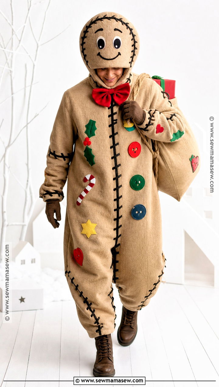 Burlap Holiday Boogeyman Costume - 30 Christmas Halloween Costumes