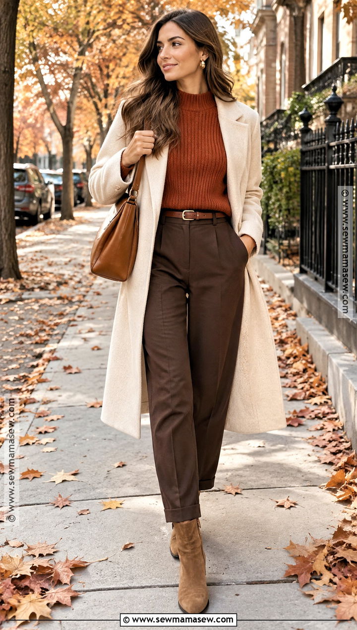 Burnt Orange Fall Outfit - 15 fall fashion colors ideas 2026