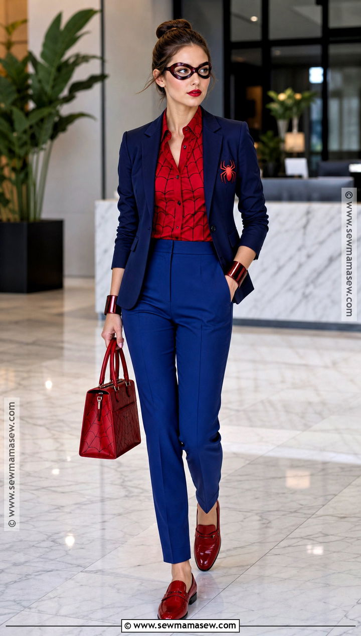 Business Spider Man Costume With Blazer - 35 spider man costume ideas for women