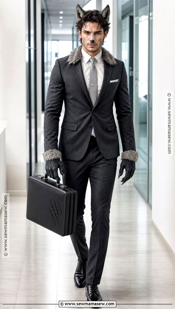 Business Suit Wolf Costume - 30 wolf costume ideas for men