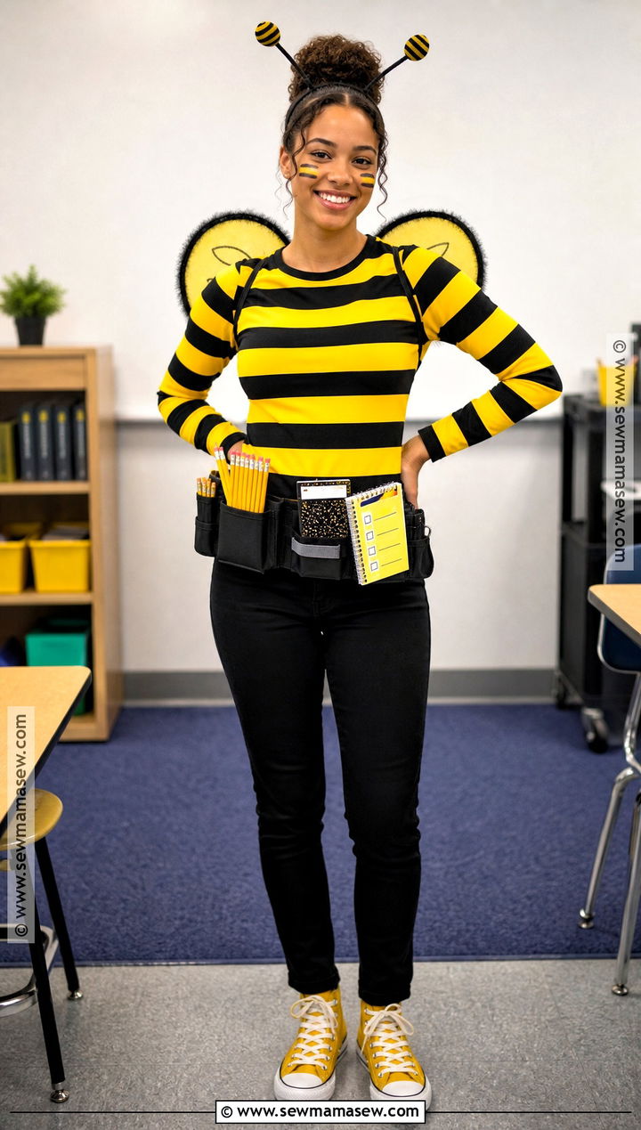 Busy As A Bee Idiom Costume - 30 Idiom Dress Up Day Ideas