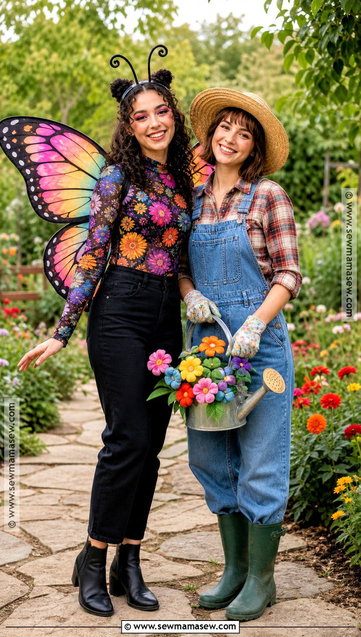 Butterfly And Gardener Costume - 30 halloween costume ideas for duos