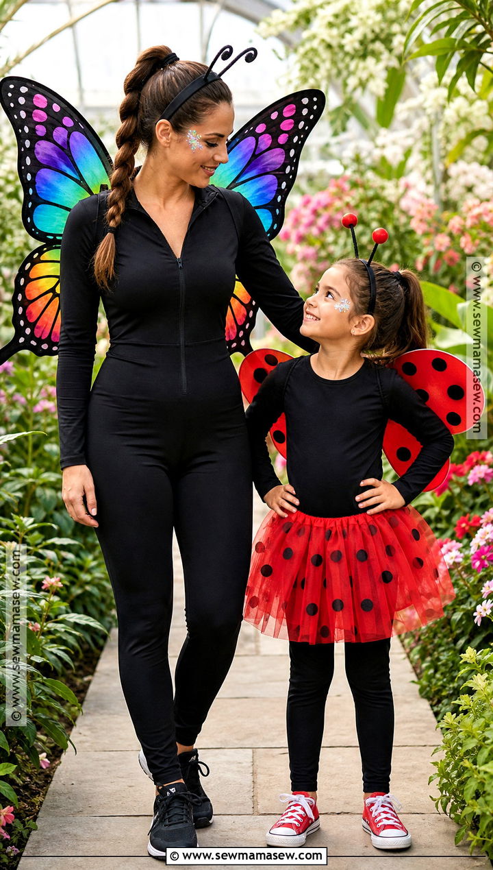 Butterfly And Ladybug Costume - 30 Mommy And Me Costumes Daughters