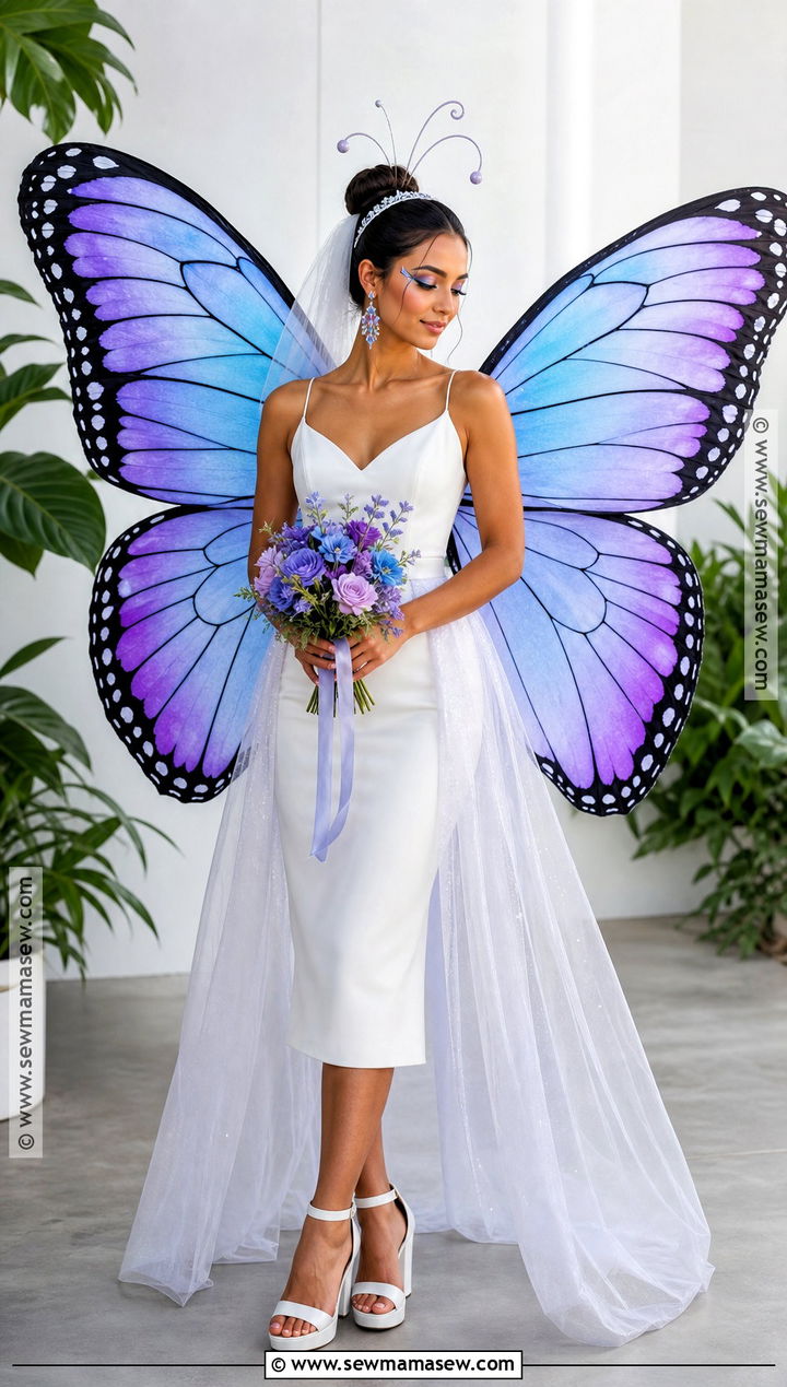 Butterfly Bride Costume - 35 bride halloween costume ideas