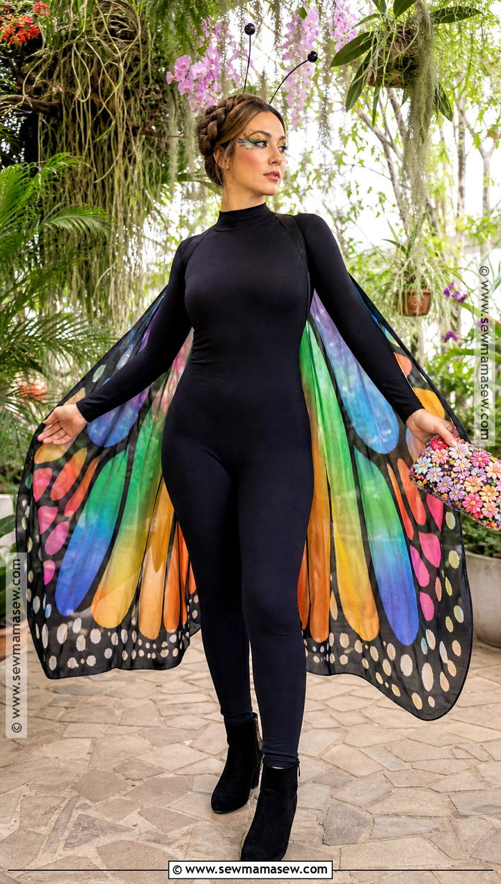 Butterfly Costume With Colorful Wings - 35 womens halloween costume ideas