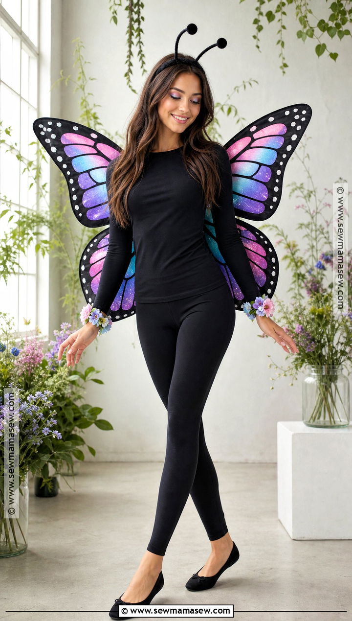 Butterfly Costume With Colorful Wings - 45 cute costumes