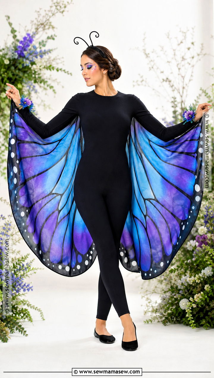 Butterfly Costume With Colorful Wings - 30 dress up costumes