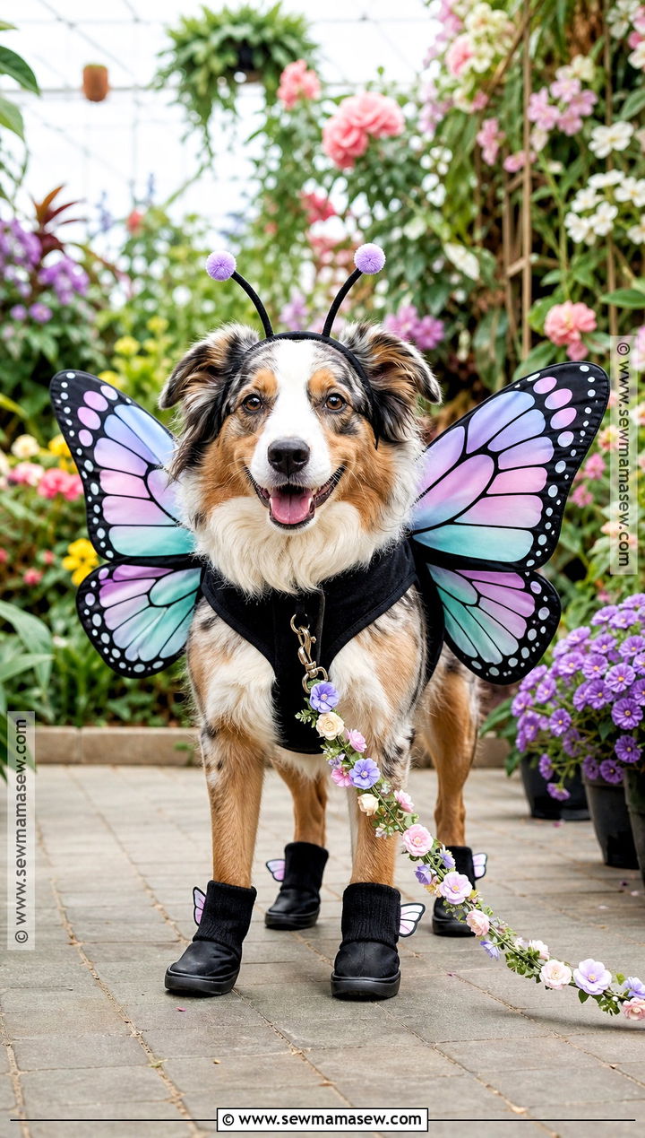 Butterfly Dog Costume - 40 dog costumes