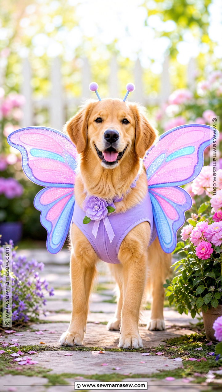Butterfly Dog Halloween Costume - 45 dog halloween costumes