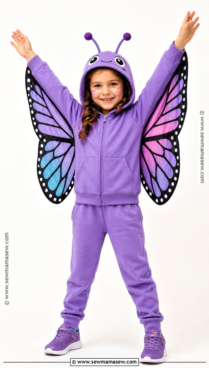 Butterfly Hoodie Costume For Kids - 35 butterfly costume ideas for kids