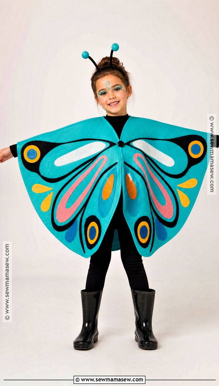 Butterfly Poncho Costume For Kids - 35 butterfly costume ideas for kids