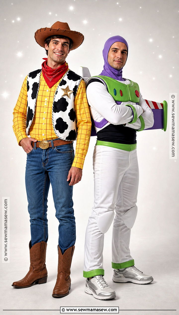 Buzz And Woody Duo Costume - 50 halloween costumes duo