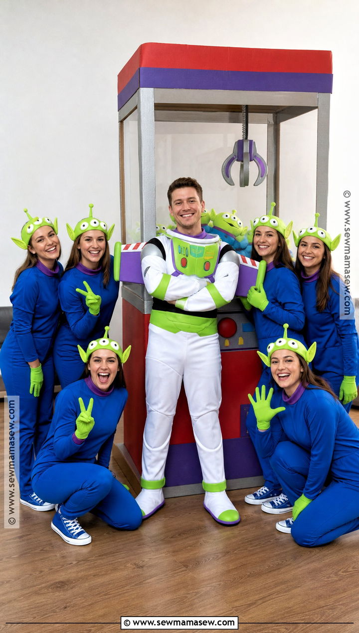 Buzz Lightyear And Alien Group Costume - 40 buzz lightyear costume ideas